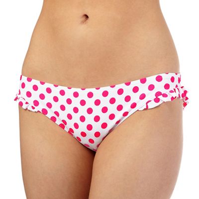 Floozie by Frost French Pink polka dot bikini bottoms